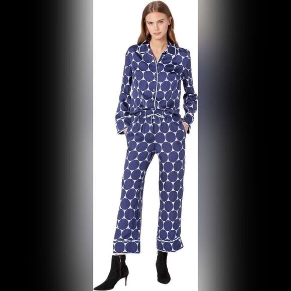 NWT Kate Spade New York Joy Dot Silk Twill Shirt - Picture 5 of 6